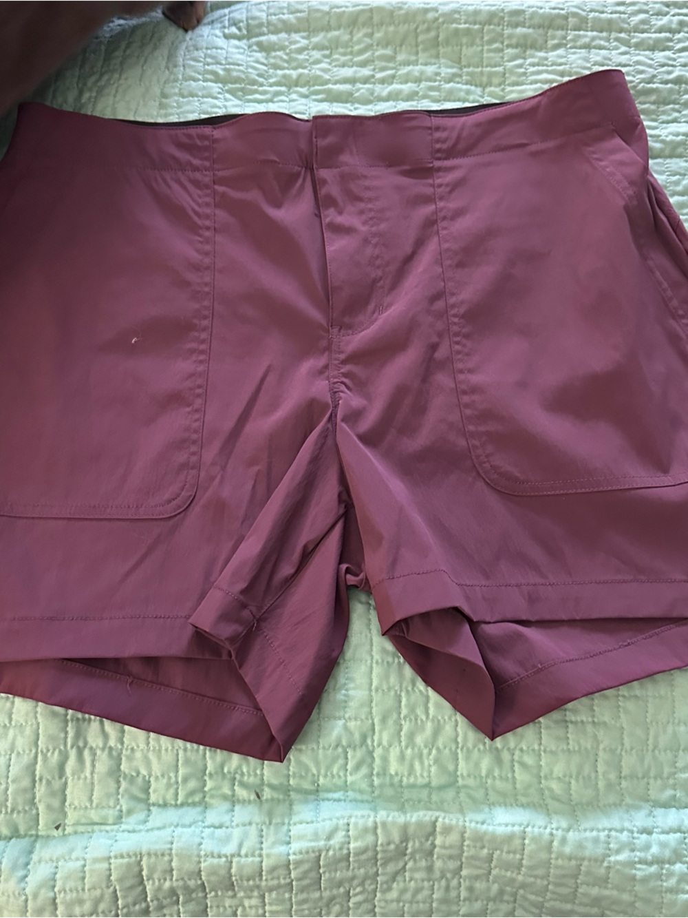Eddie Bauer Athletic Shorts in Plum